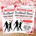 Customizable Mother Son Valentine's Dance Flyer Template