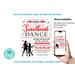 Editable Valentine's Day School Mother Son Sweetheart Dance Flyer