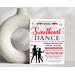 Editable Valentine's Day School Mother Son Sweetheart Dance Flyer