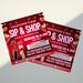 Editable Valentine’s Day Sip and Shop Event Flyer