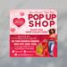 Editable Valentine's Day Pop-Up Shop Flyer