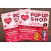 Editable Valentine's Day Pop-Up Shop Flyer