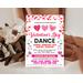 Editable Valentine's School Dance Invitation Flyer Template