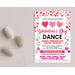 Editable Valentine's School Dance Invitation Flyer Template