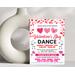 Editable Valentine's School Dance Invitation Flyer Template