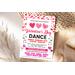 Editable Valentine's School Dance Invitation Flyer Template