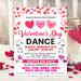 Editable Valentine's School Dance Invitation Flyer Template