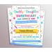 Editable PTO PTA Daddy Daughter School Dance Flyer Template