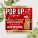 Editable Valentine’s Themed Pop-Up Shop Flyer Template