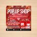 DIY Valentine’s Event Sip and Shop Flyer Template