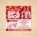 Editable Valentine’s Day Sale Sip and Shop Flyer Template