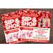 Editable Valentine’s Day Sale Sip and Shop Flyer Template