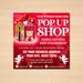 Editable Valentine’s Day Sip and Shop Flyer Invite Template