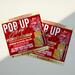 DIY Valentine’s Pop-Up Shop Boutique Sale Invitation Flyer