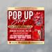 Customizable Valentine’s Day Boutique Sale Pop-Up Shop Flyer