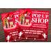 Editable Valentine’s Day Sip and Shop Flyer Invite Template