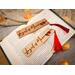 Cherry wood bookmark (top), Maple wood bookmark (bottom).