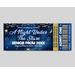 Editable A Night Under the Stars School Dance Prom Flyer & Ticket Bundle