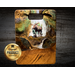Unique Handmade Moose Charcuterie Board | Salvaged Teak Root with 24K Gold Artwork | One-of-a-Kind