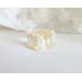 Light Gold Leaf Teardrop Pendant for Jewelry or Keychain Making