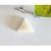 Gold Mica Triangle Pendant for Jewelry or Keychain Making