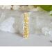 Long Gold Leaf Pendant for Jewelry or Keychain Making