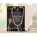 DIY Nurse Graduation Black and Rose Gold Invite Template
