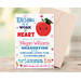 Editable Teaching is a Work of Heart Teacher Graduation Invitation Template