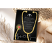 Editable Nurse Graduation Invitation Black and Gold Template
