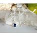 Blue Sapphire Sterling Silver Necklace