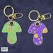Delightfully designed handcrafted leather Mushroom Keychain