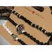 bracelet set displays on carboard handmade with love package for shipping