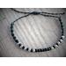 stainless steel and seed bead bracelet