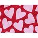 close up of the pink hearts