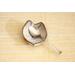 Ceramic heart shaped spoon rest. Glazed in grayish blue and purple colors. Approximately 3"x3.5"