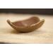 Ceramic heart shaped spoon rest. Glazed in cool red and mint green speckles. Approximately 3"x3.5"