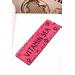 Front of bookmark in hot pink with starfish, turtles and various dot art designs.  Jute rope tassel.