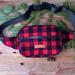 Made with Premium Virgin Johnson Woolen Mills Wool, red one inch buffalo plaid 18 ounce wool.