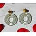 Valentine's day statement hoop earrings