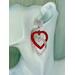 linked hearts valentines earrings