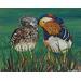 Two Mallard Ducks Painting "This Is Love"