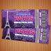 Editable An Evening in Paris Theme School Prom Flyer and Ticket Bundle Template