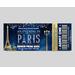 DIY An Evening in Paris Theme School Dance Prom Ticket and Flyer Bundle Template