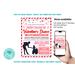 Customizable Valentine's School Daddy Daughter Dance Ticket and Flyer Bundle Template.