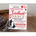 DIY Valentine's Sweetheart Daddy Daughter Dance Ticket and Flyer Bundle Template.