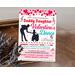 Editable Daddy Daughter Valentine's Dance Ticket and Flyer Bundle Template