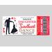 DIY Valentine's Sweetheart Daddy Daughter Dance Ticket and Flyer Bundle Template.