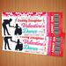 Editable Daddy Daughter Valentine's Dance Ticket and Flyer Bundle Template