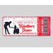 Customizable Valentine's School Daddy Daughter Dance Ticket and Flyer Bundle Template.