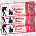 Customizable Valentine's School Daddy Daughter Dance Ticket and Flyer Bundle Template.